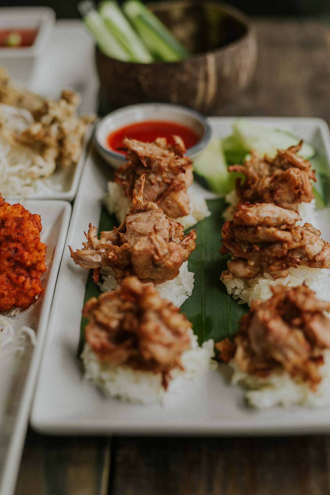 Garlic Jackfruit on Sticky Rice, photo 1 of 2