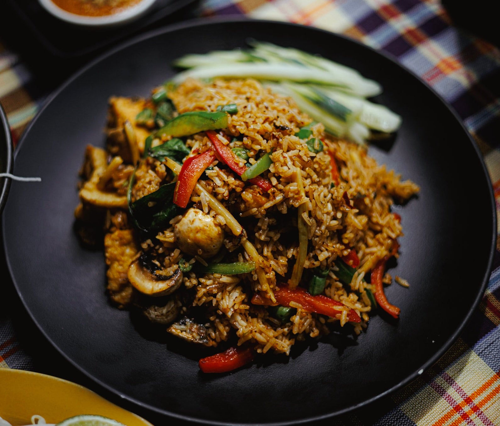 Hot basil fried rice